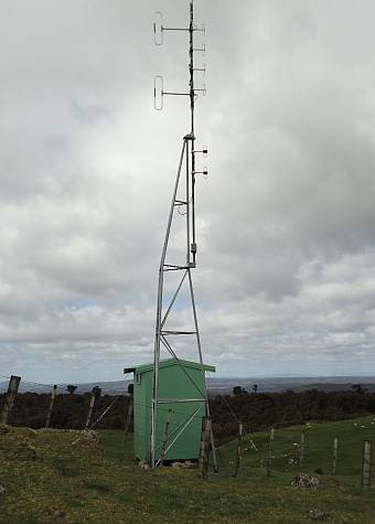 Kaimai tower with backup Antennas